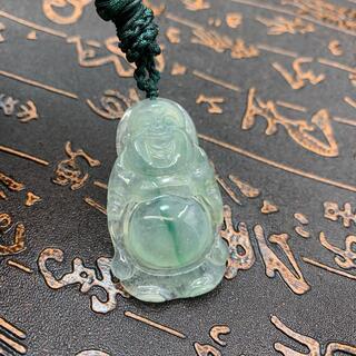 福袋 ネックレス 仏様 本翡翠 氷ヒスイ 高級緑色 誕生日プレゼント