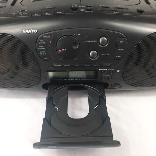 希少【動作OK】サンヨーSANYOCDカセットデッキPH-Z50カセットテープCD