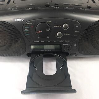 希少【動作OK】サンヨーSANYOCDカセットデッキPH-Z50カセットテープCD