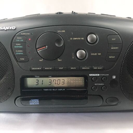 超ビンテージ‼️SANYO(CDダブルラジカセ)PH-Z50リモコン無し。 超ビンテージ‼️SANYO(CDダブルラジカセ)PH-Z50リモコン無し。