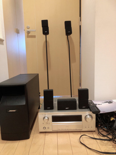 DENONアンプ、Boseスピーカー