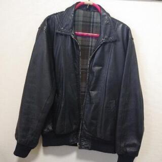 皮　ジャケット　メンズ　Ｌ　古着の画像