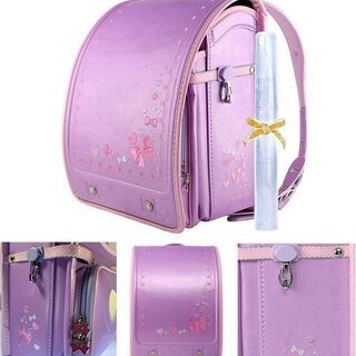【新品】新作 ランドセル 女の子モデル 超軽量 撥水加工 ラベンダー