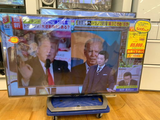 SHARP製★2015年製60インチ液晶テレビ★1年間保証★近隣配送可能