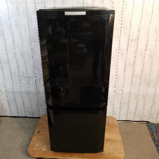 三菱 2ﾄﾞｱ冷凍冷蔵庫 146L ブラック MR-P15X-B