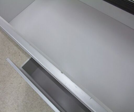 レンジボード 幅116.5cm キッチン収納 ブラウン系 ガラス引戸 引き出し 家電ボード ☆ PayPay(ペイペイ)決済可能 ☆ 