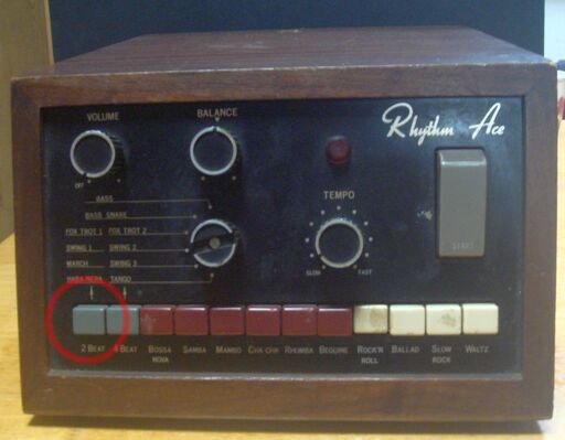 値下げしました！ビンテージ・リズムマシン　Ace Tone Rhythm Ace FR-6
