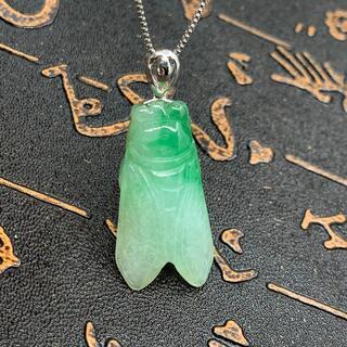 限定1個◆高品質 ヒスイ彫刻ペンダント コレクション 本物　ギフト袋付　送料無料 福袋 ネックレス 蝉 本翡翠 ヒスイ 緑色 誕生日プレゼント 18kゴールド