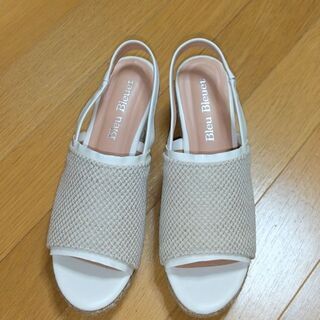 BleuBleuet  厚底カバードジュートサンダル(M) 未使...