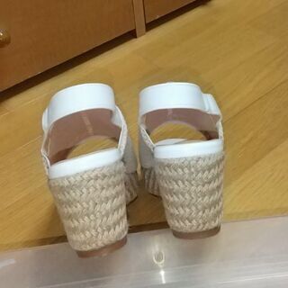 BleuBleuet  厚底カバードジュートサンダル(M) 未使用【受渡し予定者が決定しました！】        の画像