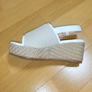 BleuBleuet  厚底カバードジュートサンダル(M) 未使用【受渡し予定者が決定しました！】        の画像