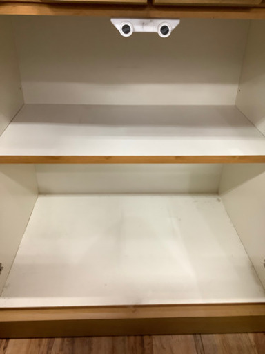 食器棚　大川家具　ブラウン
