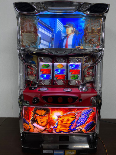 SALE品‼️送料無料 美品✨/押忍！サラリーマン番長/株式会社 大都技研/スロット台/AT機/ドアキー、設定変更キー付き/カウンター付き/メダル付き