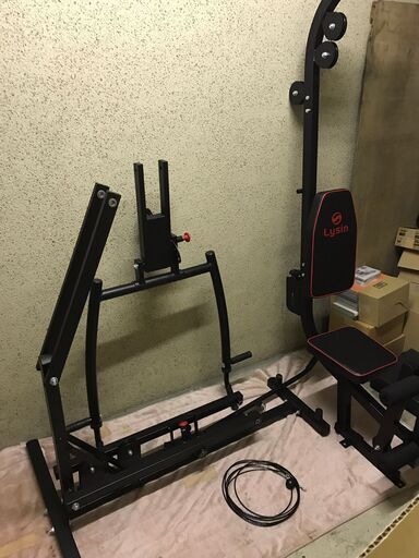 【直接引取・自社配達限定】Lysin ライシン マルチトレーニング ホームジム 大型 ワイヤー式 LS-SA-688S