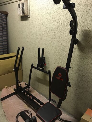 【直接引取・自社配達限定】Lysin ライシン マルチトレーニング ホームジム 大型 ワイヤー式 LS-SA-688S