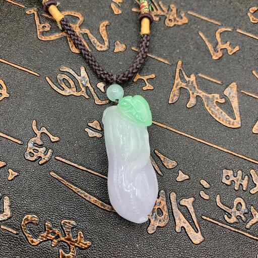 福袋 ネックレス 落花生 本翡翠 氷ヒスイ 二色 縁起物 誕生日プレゼント 鑑別書有