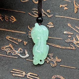 福袋 ネックレス 鼠 本翡翠 緑色 氷種ヒスイ 天然石 誕生日プレゼント
