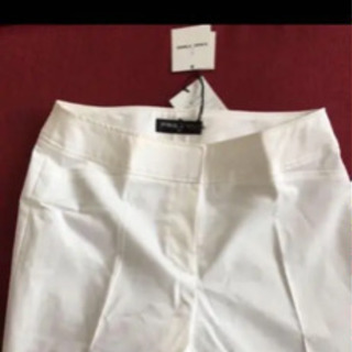 ファイナルステージパンツ    ホワイトワイドパンツ    白の画像