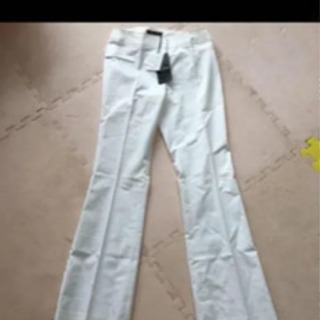 ファイナルステージパンツ    ホワイトワイドパンツ    白の画像