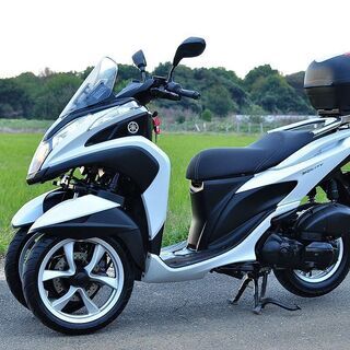 ☆車の免許で乗れる☆YAMAHA TRICITY125 ヤマハトリシティ125ホワイト極上の3000㌔トライク仕様側車付軽二輪自動車☆ローン…  (Wildduck) 浦和のヤマハの中古あげます・譲ります｜ジモティーで不用品の処分