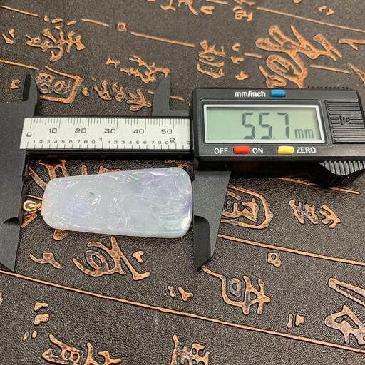 福袋 ネックレス 鹿 本翡翠 氷ヒスイ 誕生日プレゼント ラベンダー色 鑑別書有