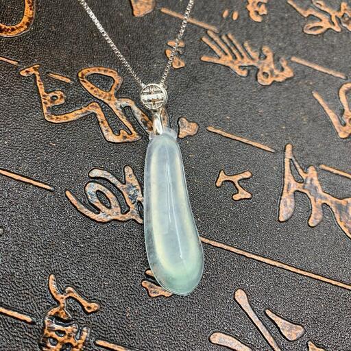 福袋 ネックレス 福瓜 本翡翠 氷ヒスイ 緑色透明 誕生日プレゼント 縁起物 鑑別書有