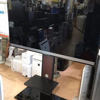 極美品！！！　４Ｋ！！！　東芝５８型液晶テレビ　専用高さ調整式ス...