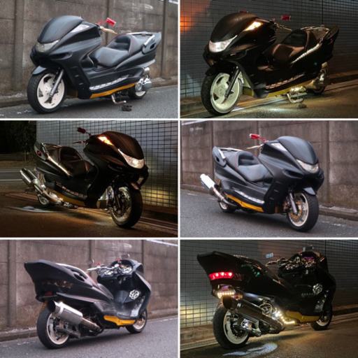 珍カラー‼︎【YAMAHA マジェスティ】★マットブラック×イエロー★全国陸送可‼︎