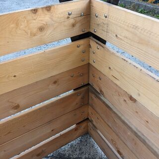 オランダ軍 木枠 木箱 コンテナ ユーロ 軍物の画像