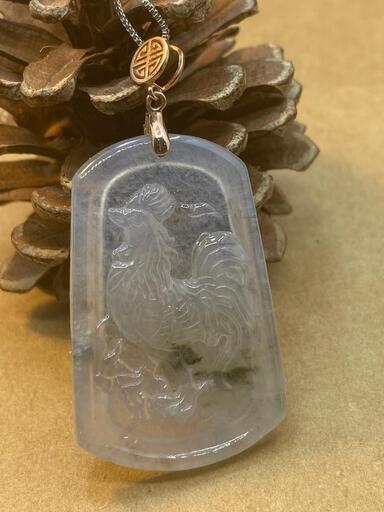 福袋 ネックレス 鶏 ミャンマー産 本翡翠 氷ヒスイ 誕生日プレゼント 鑑別書有