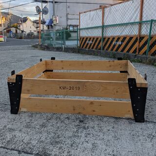 オランダ軍 木枠 木箱 コンテナ ユーロ 軍物の画像