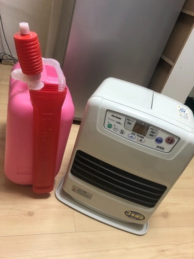 2(引取) BlueHeater  FHY32TS7 石油ファンヒーター三点セット