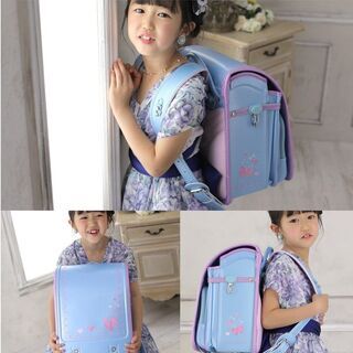【新品】新作 ランドセル 女の子モデル 超軽量 撥水加工 ライトブルーの画像