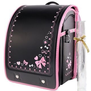 【新品】新作 ランドセル 女の子モデル 超軽量 撥水加工 ブラッ...