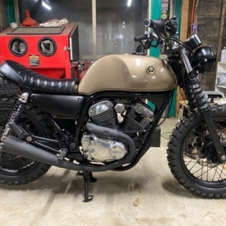 ヤマハSRV250 カスタム　ブラットスタイル　カフェレーサーの画像