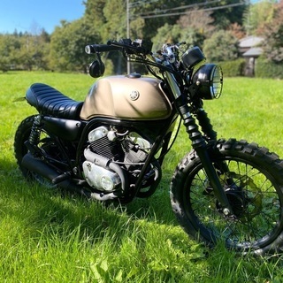 ヤマハSRV250 カスタム　ブラットスタイル　カフェレーサーの画像