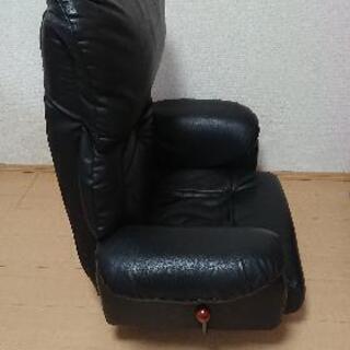 レザーチェア 座椅子タイプの画像
