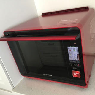 SHARP 『HEALSIO』AX-XW300-R ウォーターオーブン Amazon | シャープ ヘルシオ 無線LAN対応 30Lタイプ レッド AX-XW300-R