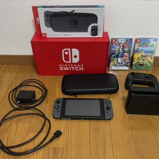 【美品】Nintendo Switch本体他・どうぶつの森・スマブラ・プロコンなどセット