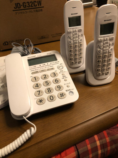 値下げしました❗️未使用シャープデジタルコードレス電話機