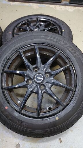 155/80R14新車外し 中古アルミ付き