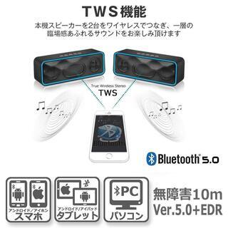 新品・未使用 Bluetooth スピーカー 小型 大音量 高音質の画像