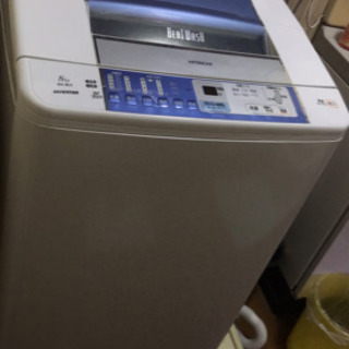 値下げしました。洗濯機　8キロ　日立ビートウォッシュの画像