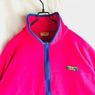 90's USA製 LL BEAN フリースジャケット アメリカ古着