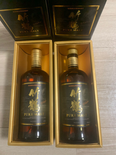 値下げ】※希少 箱入り竹鶴ピュアモルト 2本セット