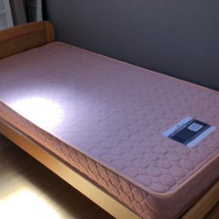 無料　シングルベッド　マットレスあげますの画像