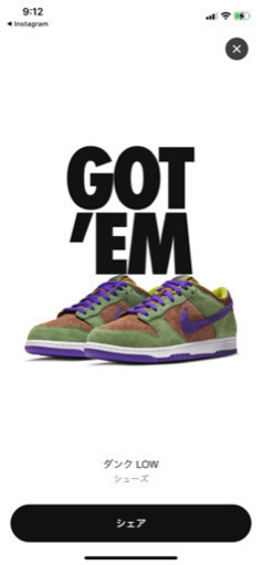 NIKE DUNK  LOW ベニヤ