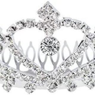 ヘアーアクセサリー ティアラ パーティー ウエディングの画像