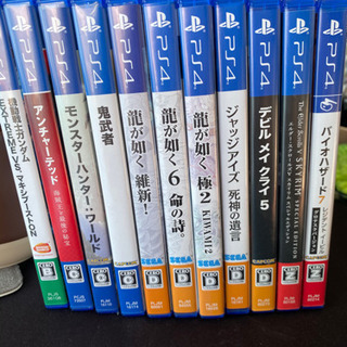 ☆ps4ソフトまとめ売り☆ 全11種の画像