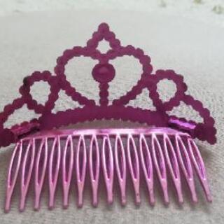 ヘアーアクセサリー★ティアラ★ピンクの画像